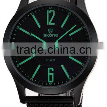 simple dial IP black alloy case fancy number dial sport watch