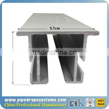 Remote control curtain track brackets, flexible curtain track system
