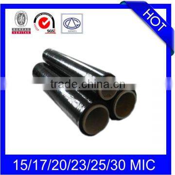 23mic x 500mm x 300m LLDPE Stretch Film Black