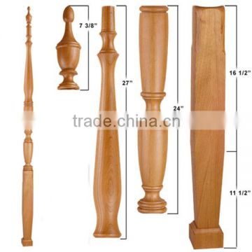 Custom morden wood bed post support in high quality from china