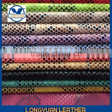 griddin pu synthetic leather for upper shoes