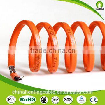 Self regulating water pipe heating cable