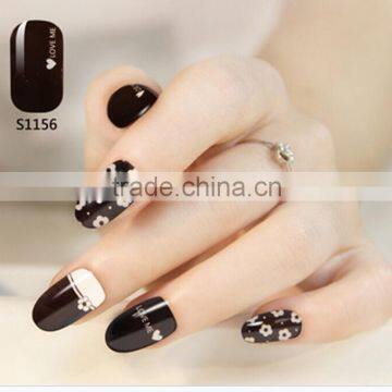 Cute customized Fashion Removable Nail Sticker