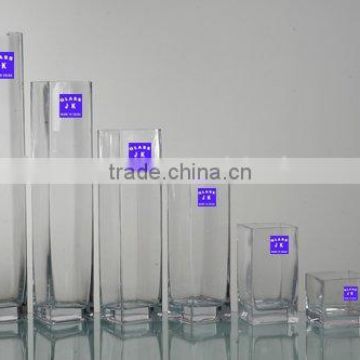 modern transparant glass vase