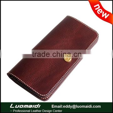 New arrival !!! genuine crazy horse leather clutch bag for ladies , vintage style women travel wallet