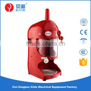 Plastic rotary plate electric ice shaver