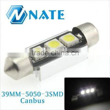 Car Lights Led In Auto Lighting System Led Chip 5050 Canbus Aluminum Festoon Lightsing