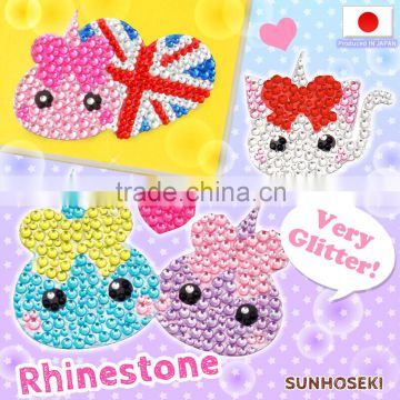 Cute and Pretty sticker transparant Hoppe-chan stickers with Multi-functional