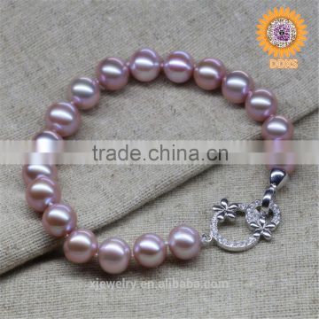 wholesale custom fashion charm shell pearl bracelet