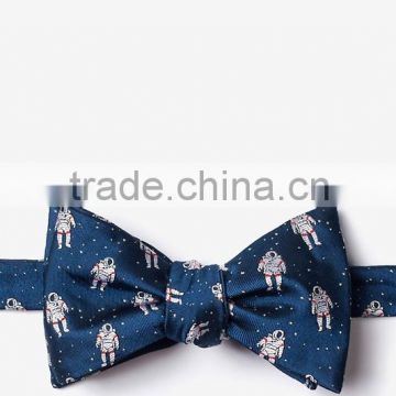 2016 novelty cheap polyester double sided self tie bow ties for boys