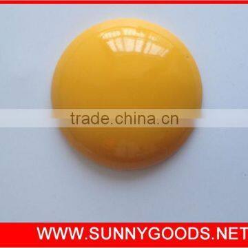 yellow color mini type road marker ceramic road stud