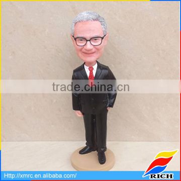 Warran Buffett resin figurine bobble head toy dolls for sale