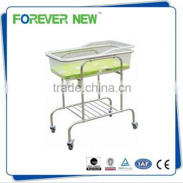 YXZ-010 stainless steel hospital medical baby bassinet