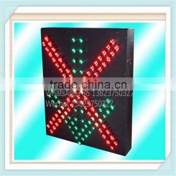 Lane Control Sign/Red Cross Green Arrow/Traffic Signs Manufacturer