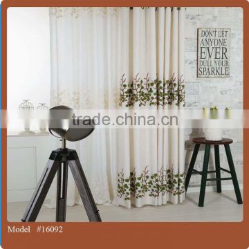 Hot-Selling High Quality New Plain Embroidery design curtains