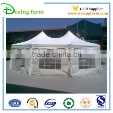 Strong aluminum party tent winterized
