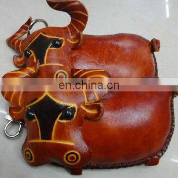 2013 Cattle High quality Genuine leather leather coin purse