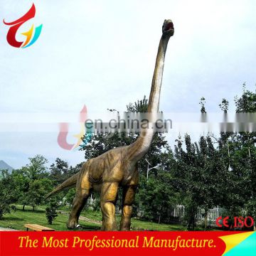 Artificial Life Size High Realistic Fiberglass Dinosaur Sculpture