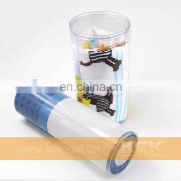 Plastic Clear sock packaging box,Column boxes