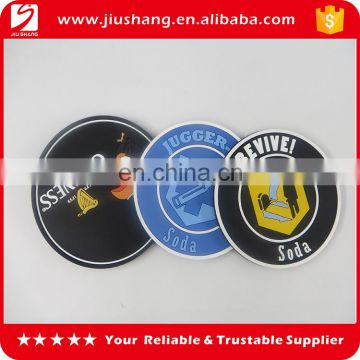 home decoration customed printed small cheap sale magnet soft PVC coaster