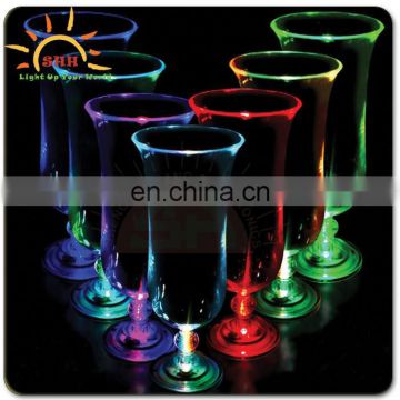 glow flashing drinking glass/drinking water glass/fancy drinking glass