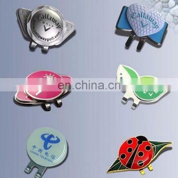 Promotional Prices!!! golf cap clip with ball marker