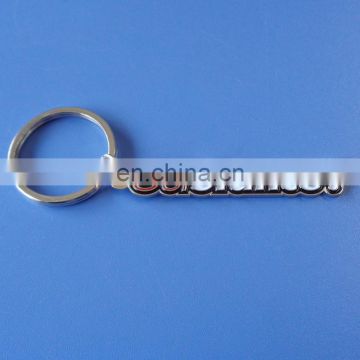 wholesale custom company logo souvenir gift metal keychain with soft enamel