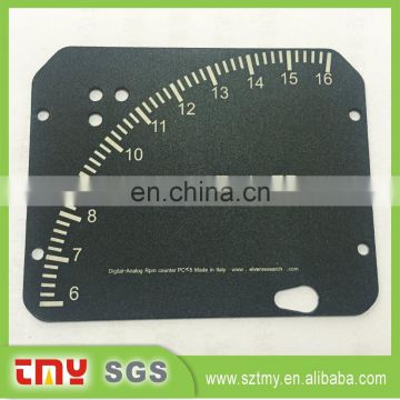 laser engraving with frosted finish metal plate aluminum metal plate