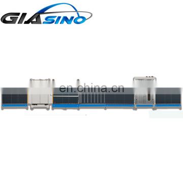 Insulating glass production line, cleaning machine, glass drying machine