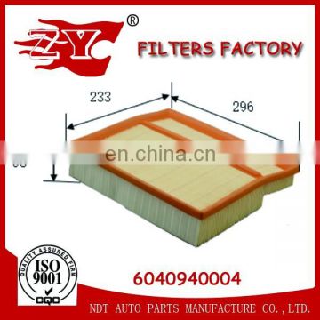 car air filter used for M-CLASS (W163) ML 320 OEM NO.6040940004