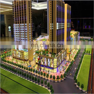 hot sale  scale shopping mall model, 3d miniature building mode for real estate