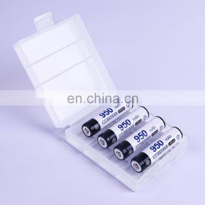 Customized logo 950mAh rechargeable aaa ni mh battery 1.2v aaa nimh battery for sale