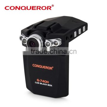 Best Seller manual car camera hd dvr G740H from Conqueror G-Sensor