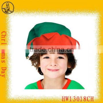 2014 New Design Kids Cheap Felt Santa Clause Hat