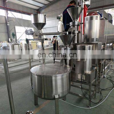 Cheap Price Penut Scale Small Peanut Butter Production Line Colloid Mill Peanut Butter Production Line Horizontal Colloid Mill