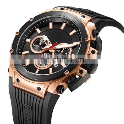 Luxury Watches For Men Silicone Bands Designer Elegant Original Relogio Masculino Watch With Logo Wholesale Fashion Quartz Watch