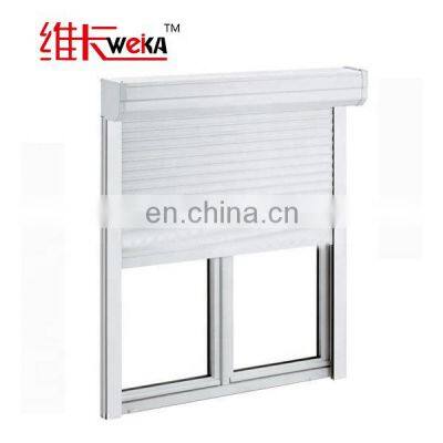 aluminum roller shutter window with roller up /rolling windows blinds shades & shutters