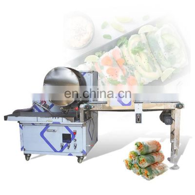 New Automatic Electric Lumpia Pastry Sheet Making Spring Egg Roll Wrapper Maker Injera Forming Machine