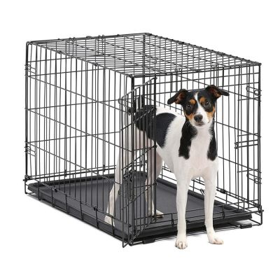 Foldable wire metal iron big dog cage dog crate,indoor outdoor metal dog kennels cages