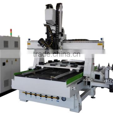 Heavy duty 3d 4 axis automatic tool change cnc router/1325 china 4 axis cnc wood engraving machine