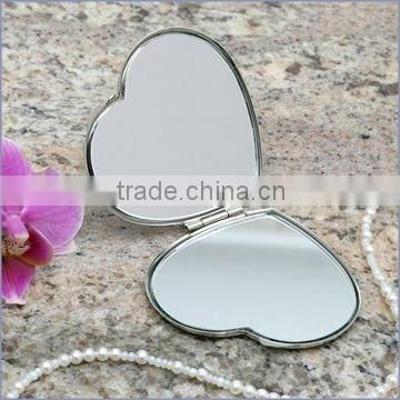 Personalized Heart Compact Mirror