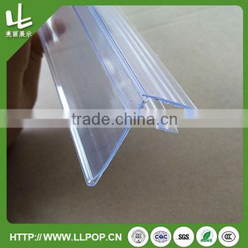 Transparent PVC Label Holder Data Strip