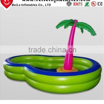 Giant PVC inflatable plam tree pool float