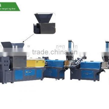 Vietnam hot sale 3 stages finger type force feeder plastic film recycling machine