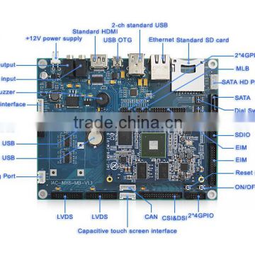 raspberry pi like I.mx6 Freescale ARM Cortex-A9 quad core Module IAC-IMX6-Kit(4)