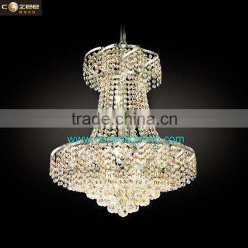 K9 Crystal Lighting Pendant Chandelier Empire Lighting Fixtrure Chrome CZ6505C/550