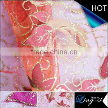 Bronzing Organza Fabric for Decoration