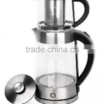 1.7L Portable Cordless Glass Electric Tea Maker