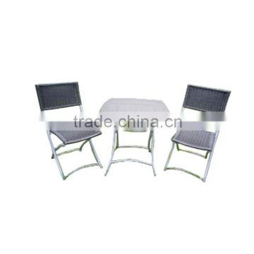 Modern rattan furniture table and chair