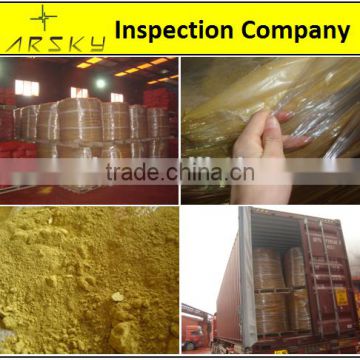 iron oxide pigment container loading inspection